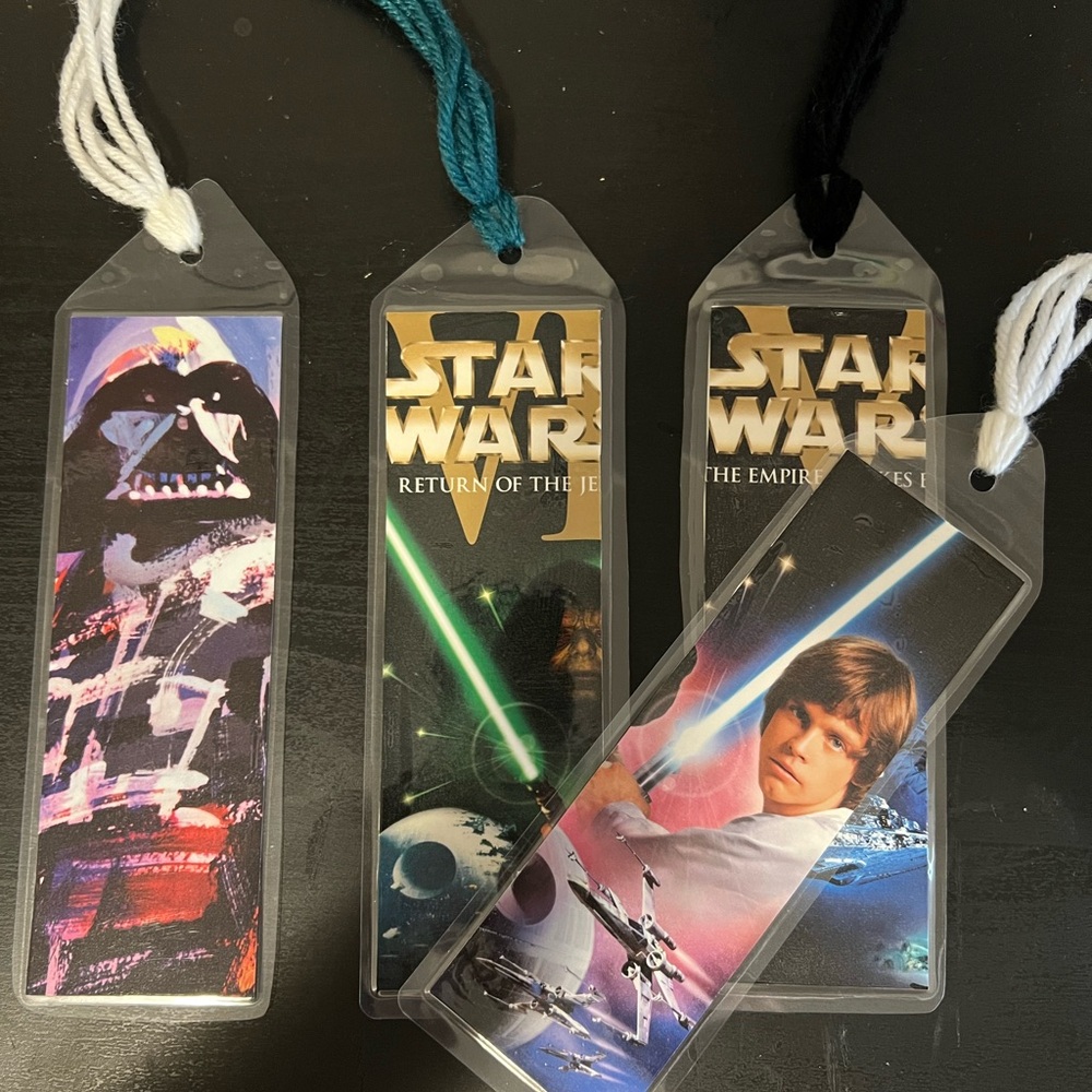 FREE WITH ORDER OF $50 or more!! MYSTERY Star Wars bookmark